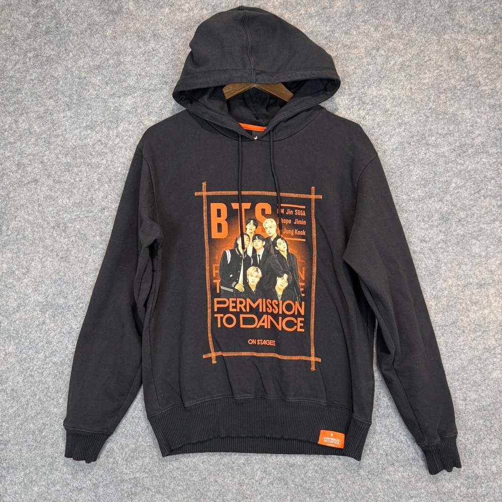 BTS Permission to Dance Hoodie Sweatshirt Adult Medium K-POP Korean Boy Band